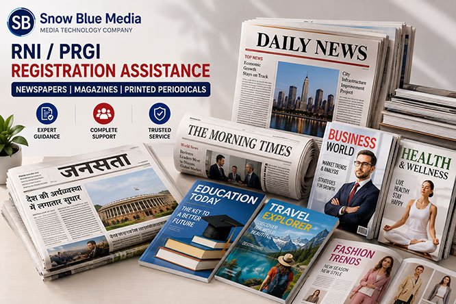 Printed newspaper and periodical eligibility guidance for PRGI registration in India
