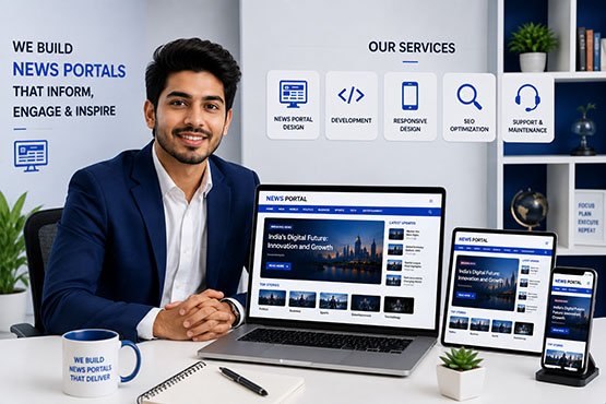 Connected news website and mobile app publishing workflow by Snow Blue Media