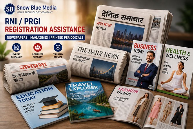 RNI and PRGI registration assistance for newspaper and printed periodical publishers in India